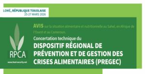 AVIS sur la situation alimentaire et nutritionnelle au Sahel, en Afrique de l’Ouest et au Cameroun 